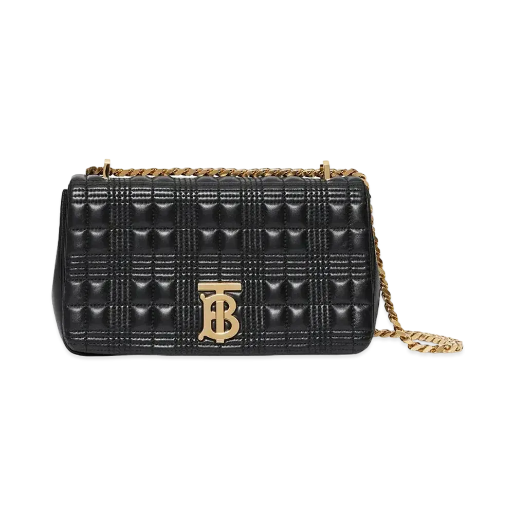 Burberry Small Quilted Lambskin Lola Bag "Black"