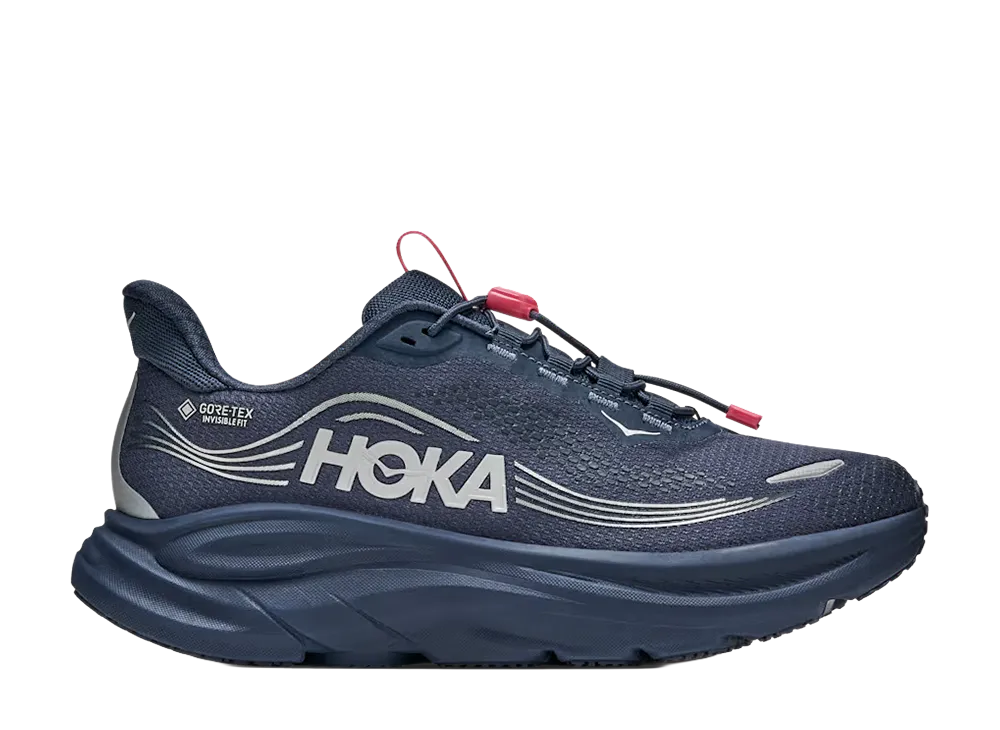 Hoka Women's Clifton 11 GORE-TEX "Varsity Navy/Burnt Red"