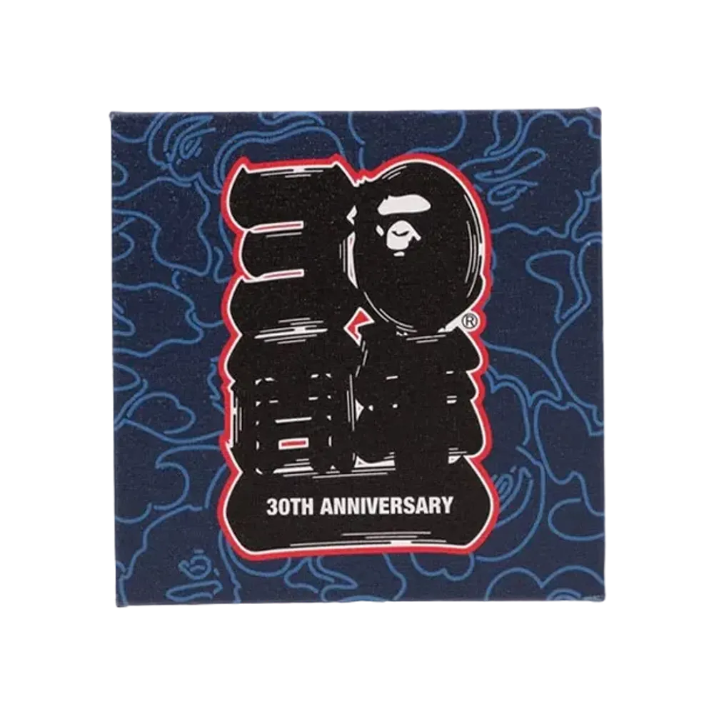A BATHING APE 30th Anniversary Canvas S "Navy"