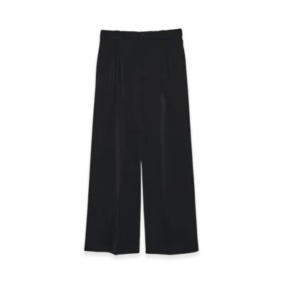 Graphpaper x YOKE 3Pleated Wide Trousers "Black"