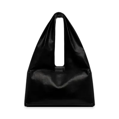 Maison Margiela Women's Leather Box XL Shopping Bag "Black"