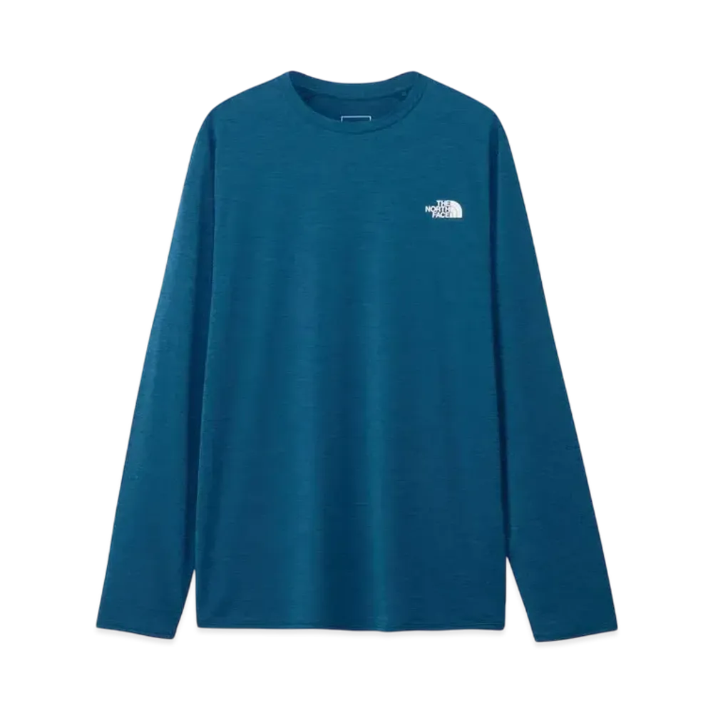The North Face Long Sleeve GTD Melange Crew "Mountain Blue"