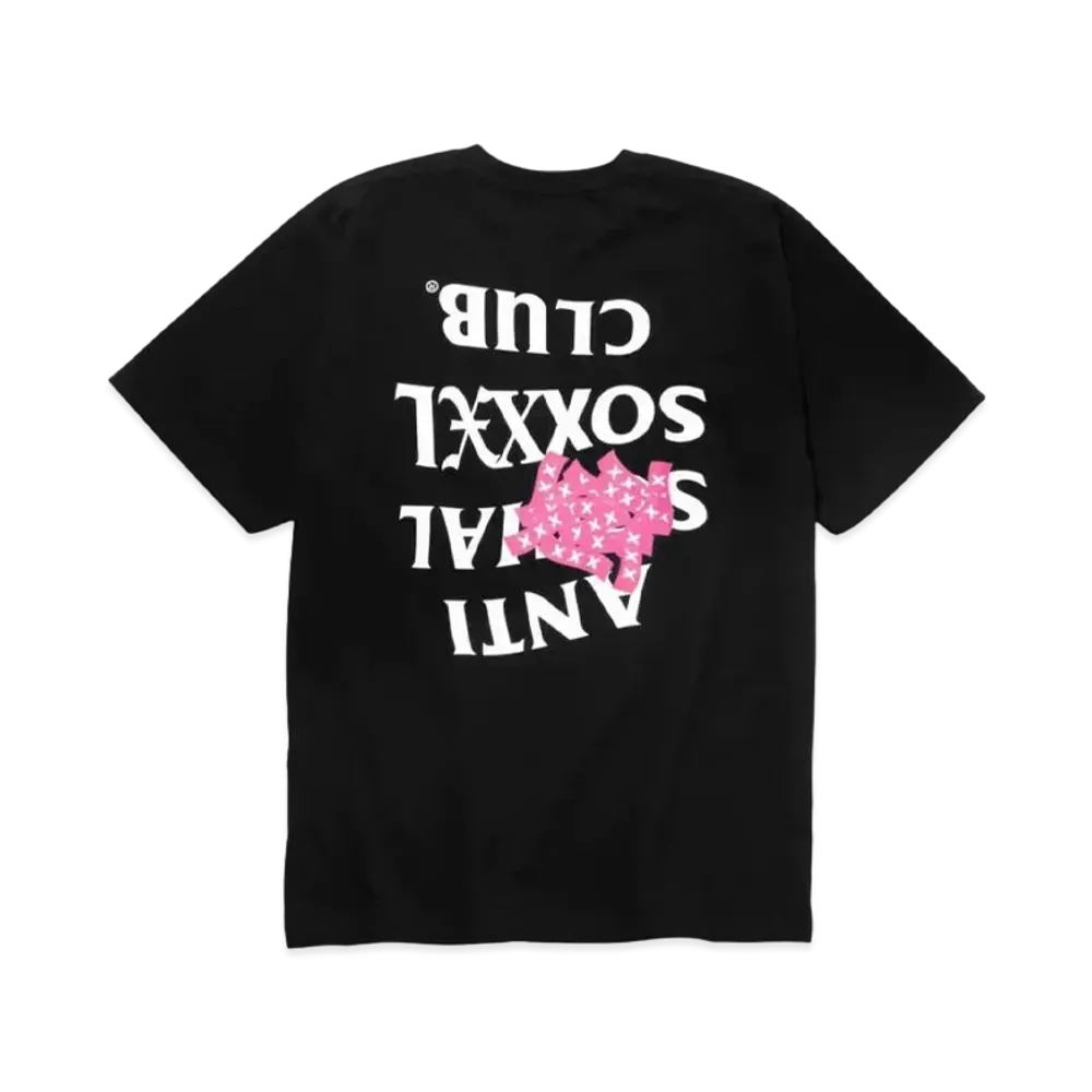 ANTI SOCIAL SOCIAL CLUB x GOD SELECTION XXX Pink - Tee "Black" (SS21)