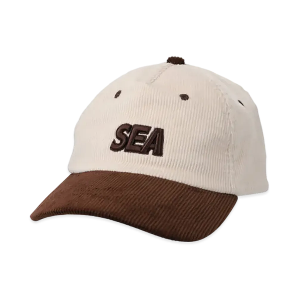 WIND AND SEA Corduroy ESS Cap "Ivory/Brown"