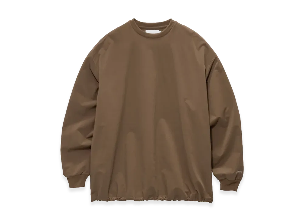 Graphpaper Pertex Equilibrium L/S Crew Neck Pullover "Brown"