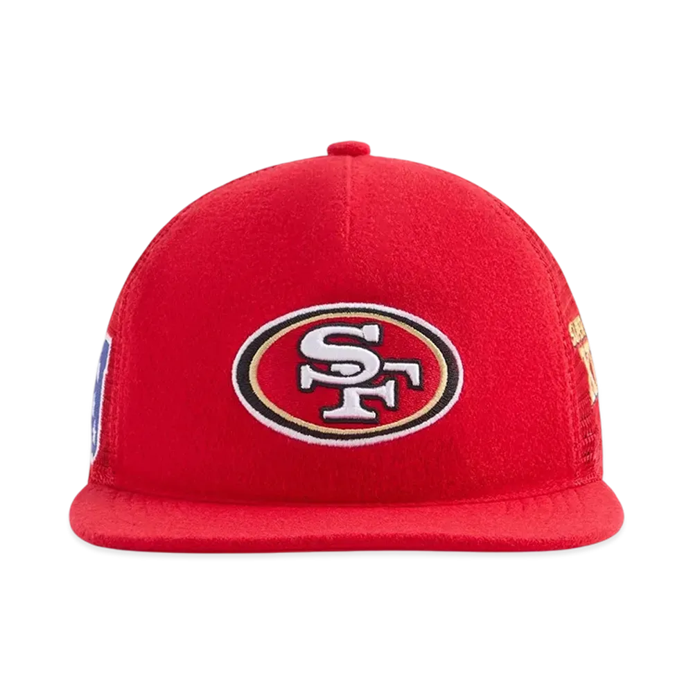 Kith x '47 for the NFL San Francisco 49ers Wool Hitch Trucker Hat "Present"