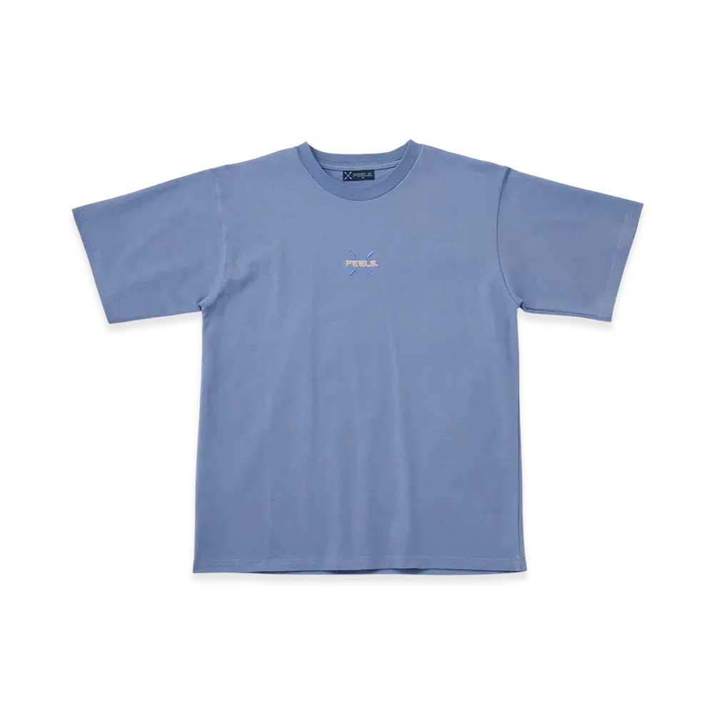 FEELS. Cross Logo T-Shirt "Lavender Blue"