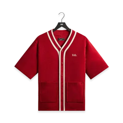 Kith Towel Boucle Billy Baseball Shirt "Allure"