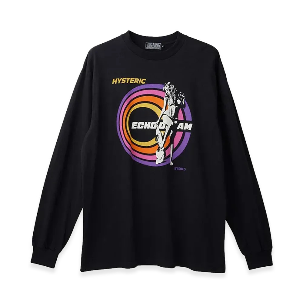 HYSTERIC GLAMOUR Echo Dream T-Shirt "Black"