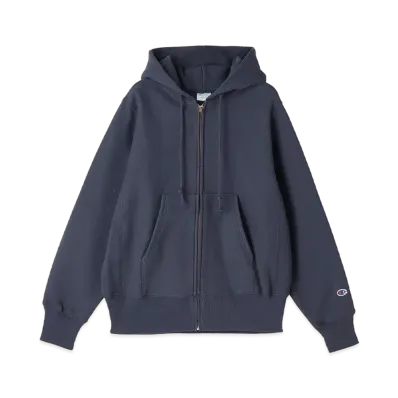 Champion Reverse Weave Zip Hooded Sweatshirt "Dark Navy"