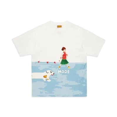HUMAN MADE x Keiko Sootome T-Shirt Side B "White" XX29TE015