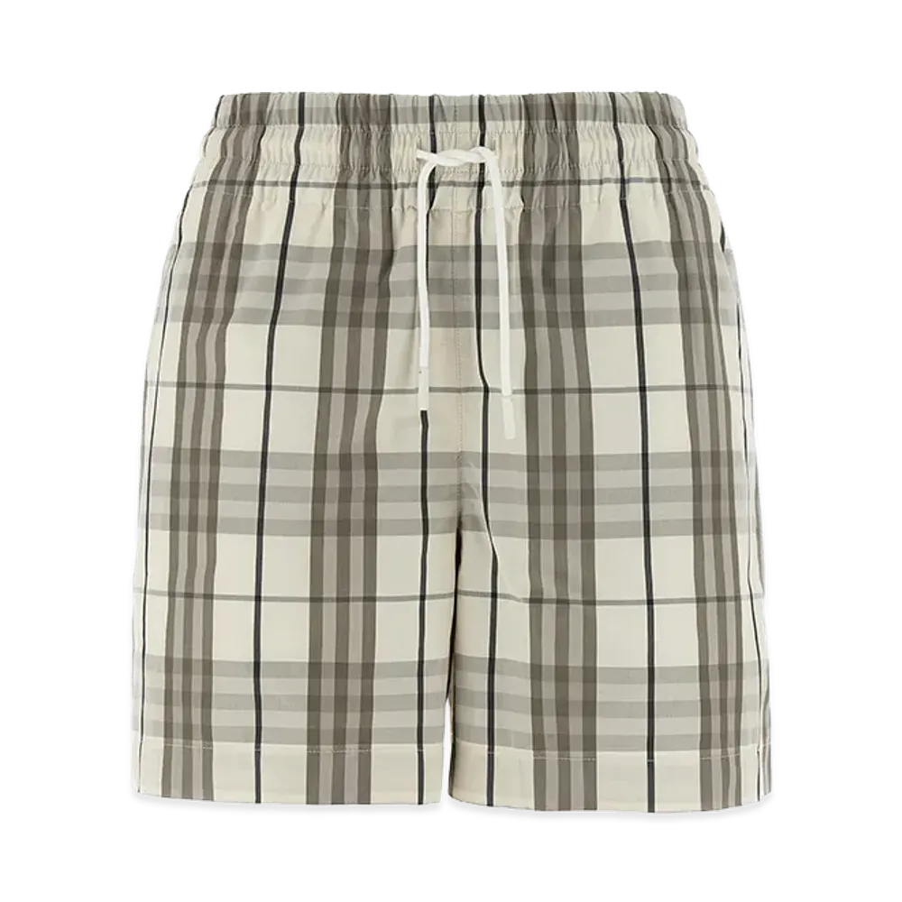 Burberry Women's Check Bermuda Shorts "Gray"