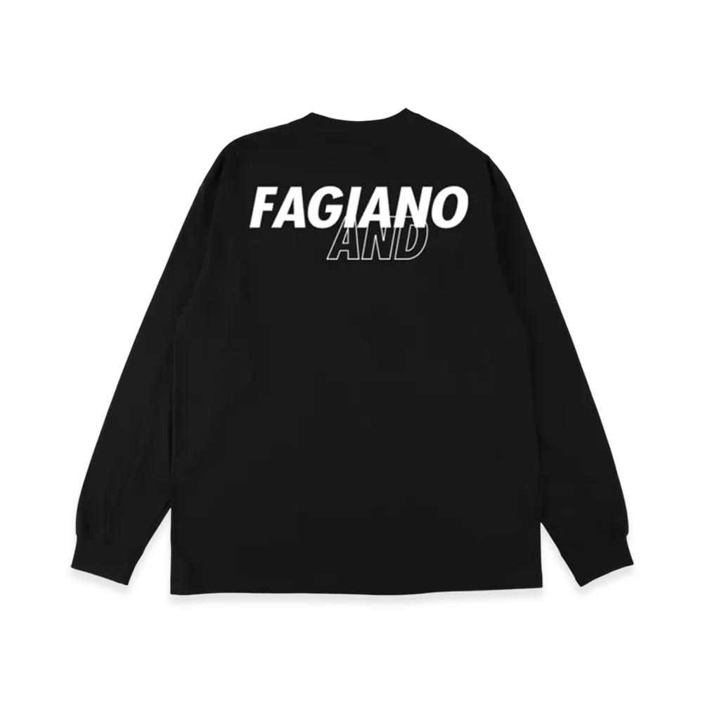 WIND AND SEA x J.LEAGUE FAGIANO L/S Tee "Black"