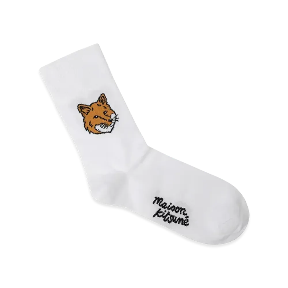 Maison Kitsune Socks "White"