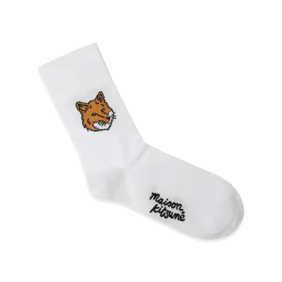 Maison Kitsune Socks "White"