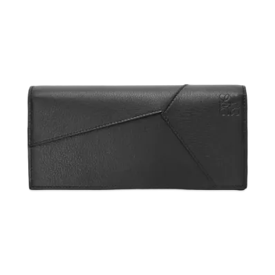 LOEWE Puzzle Long Horizontal Wallet Classic Calf "Dark Gray"