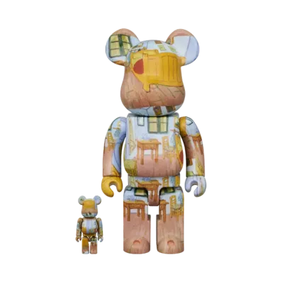MEDICOM TOY "BEARBRICK" -Van Gogh Museum- Van Gogh Museum Van Gogh "The Bedroom" 100% & 400%