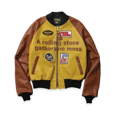 GDC x Easy Rider x Vanson Team Jacket "Brown"