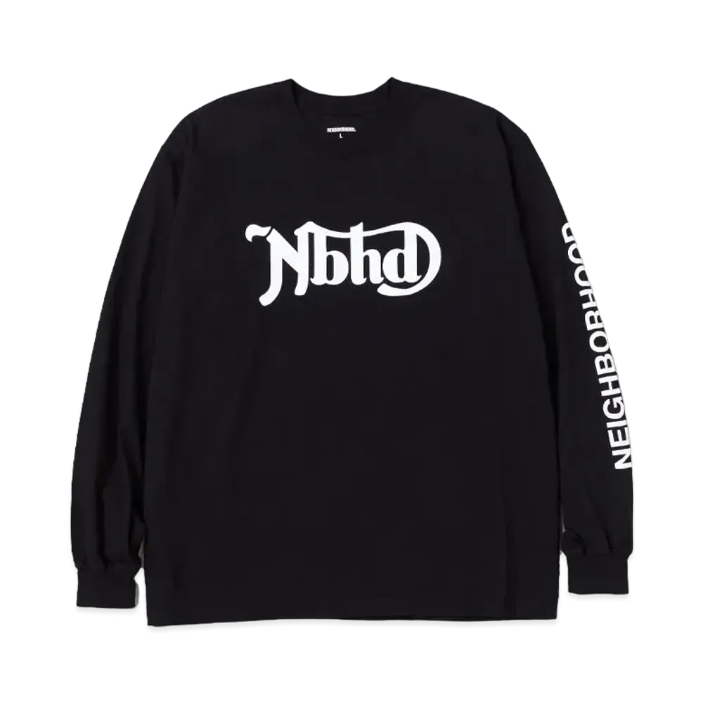 NEIGHBORHOOD NH . Tee LS-7 "Black"
