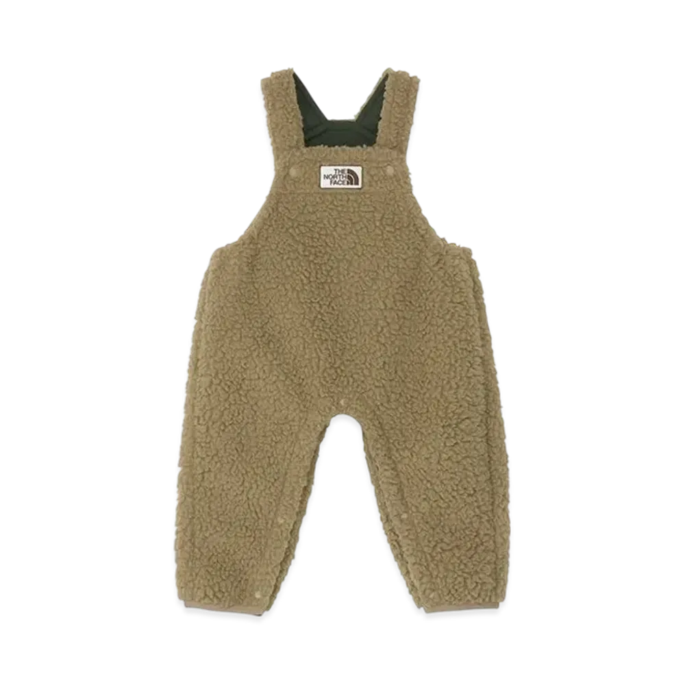 The North Face Baby Cuddle Fleece Overalls "Classic Khaki"