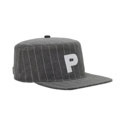 POINTLESS JOURNEY Stripe Pillbox Cap "Grey"