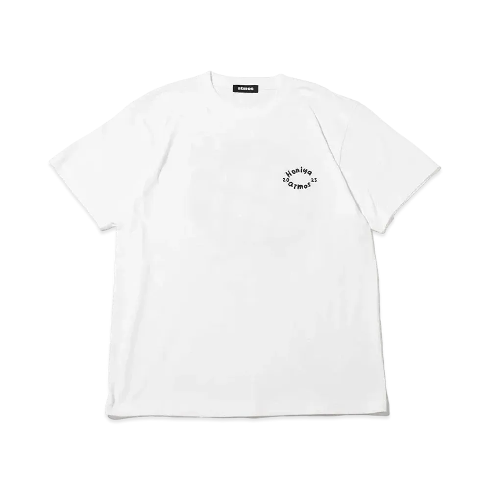 atmos x HONIYA Earth Globe T-shirts "White"