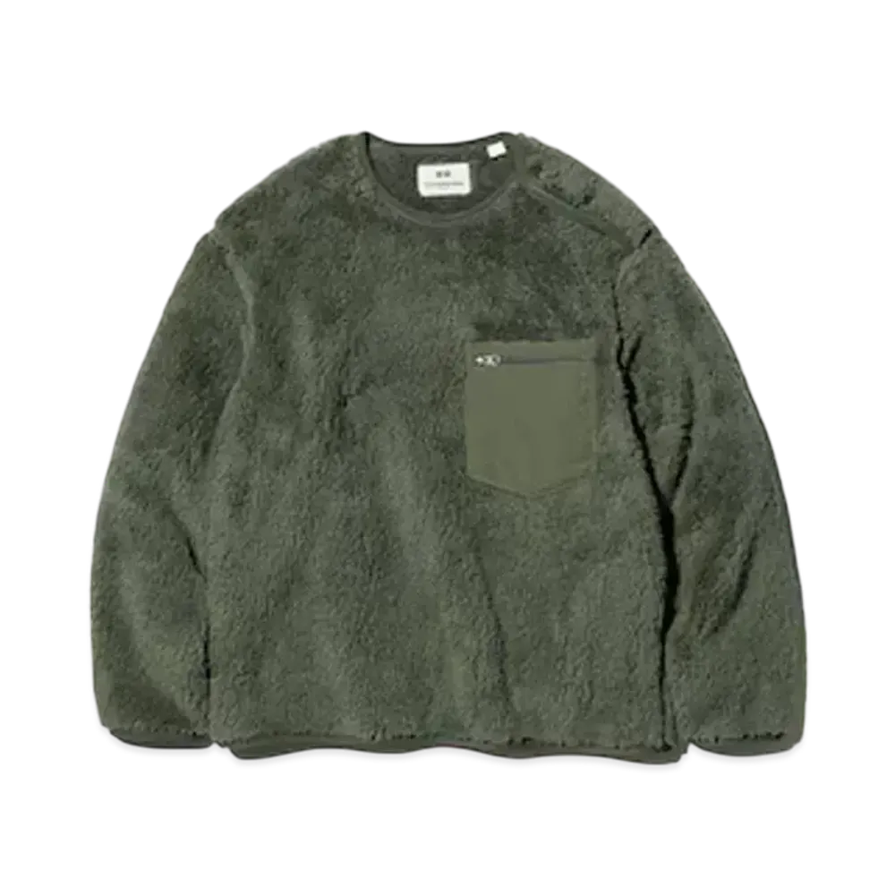 Uniqlo x Engineered Garments Kids Fleece Pullover "Olive"