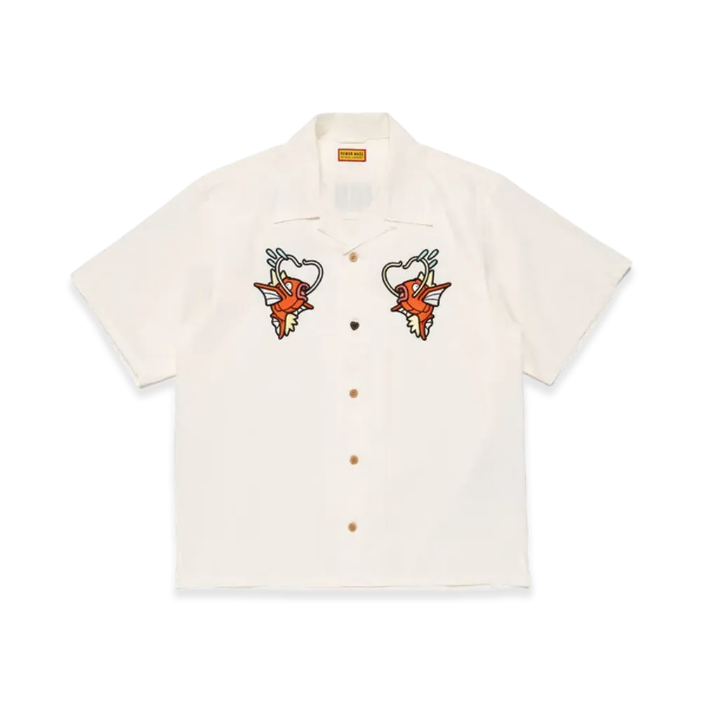 HUMAN MADE x Pokemon Made Aloha Shirt (Koiking) "White"