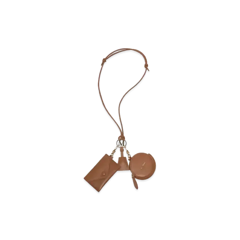 Max Mara Calf Leather Strap Multi-Case Omotesando Store & Online Exclusive "Tobacco Brown"