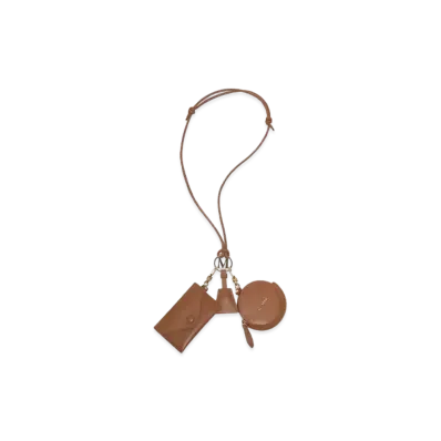 Max Mara Calf Leather Strap Multi-Case Omotesando Store & Online Exclusive "Tobacco Brown"