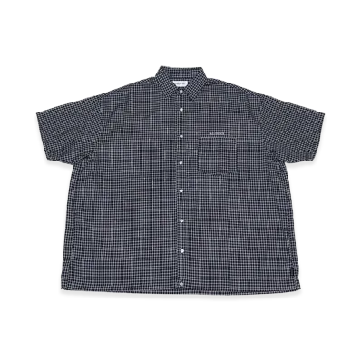 ALOUND Wide Check Shirts "Black Check"