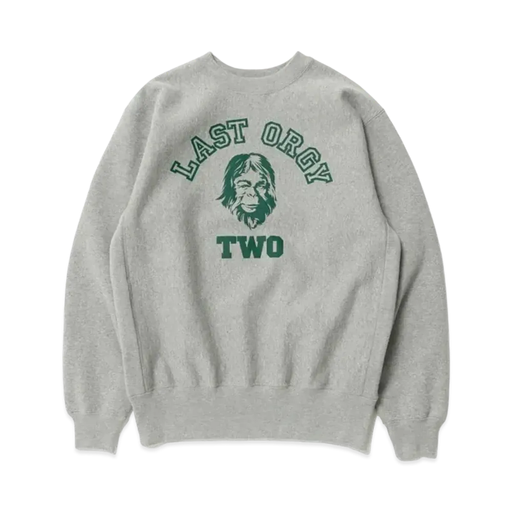 HUMAN MADE x UNDER COVER LAST ORGY 2 SWEATSHIRT "Grey/Green"