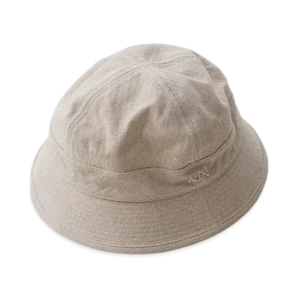 NICENESS Sylvain Herringbone Hunting Hat "Khaki"
