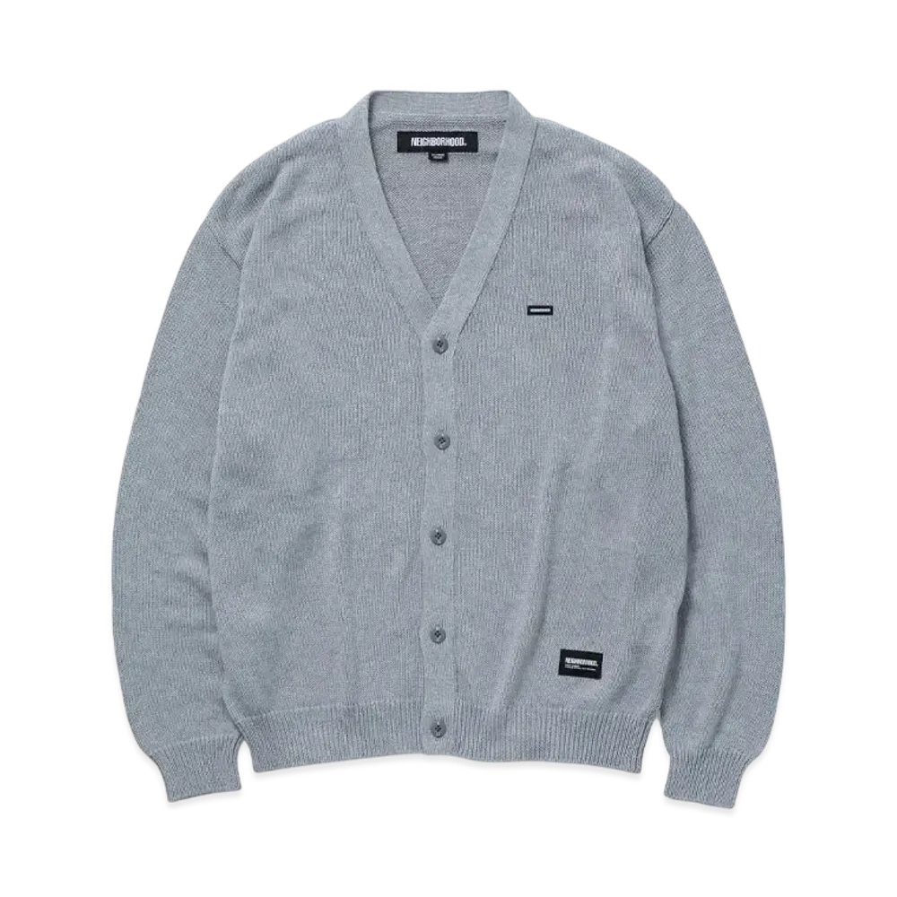 NEIGHBORHOOD Plain Cardigan "Gray"
