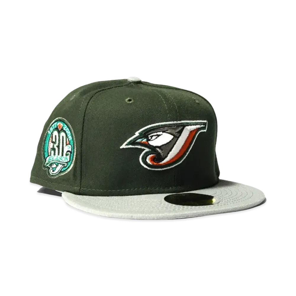 NEW ERA Toronto Blue Jays 30th ANNIVERSARY 59FIFTY "OLIVE x GRAY"
