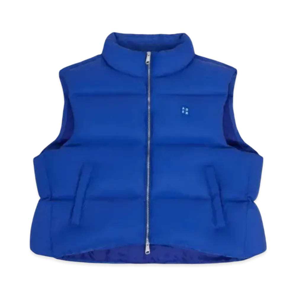 ADERERROR Tag Puffer Vest 01 "Blue"