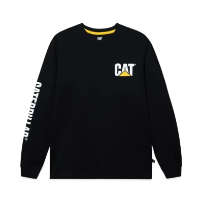 ANTI SOCIAL SOCIAL CLUB x Caterpillar Logo LS Tee "Black"
