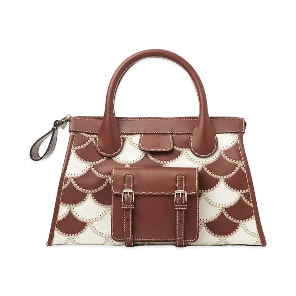 Chloe Edith Medium Day Bag "Sepia Brown"