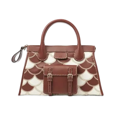 Chloe Edith Medium Day Bag "Sepia Brown"