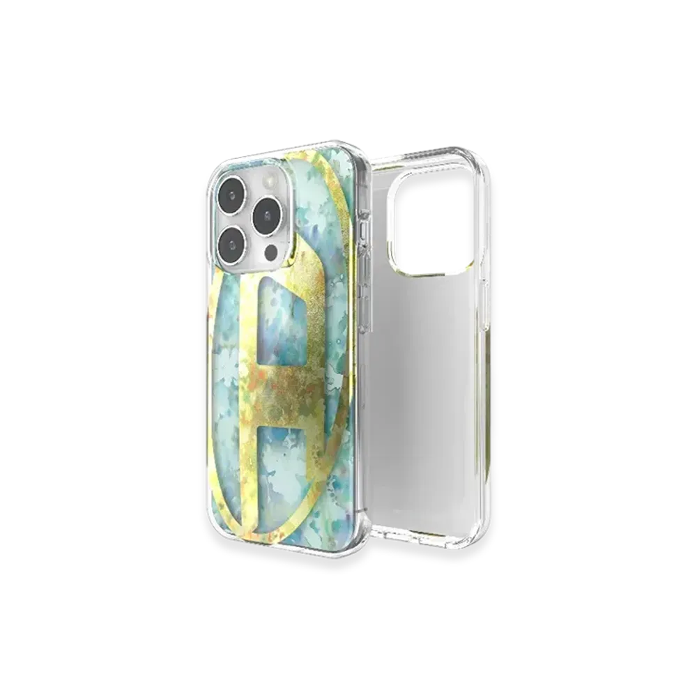 Diesel 60064 Aop Case Iphone 15 Pro "Yellow Blue"