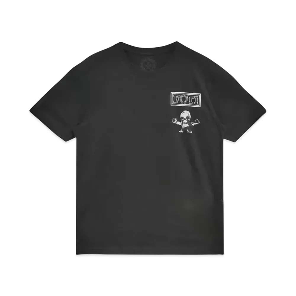 Chrome Hearts Scroll Logo Foti T-Shirt "Black"