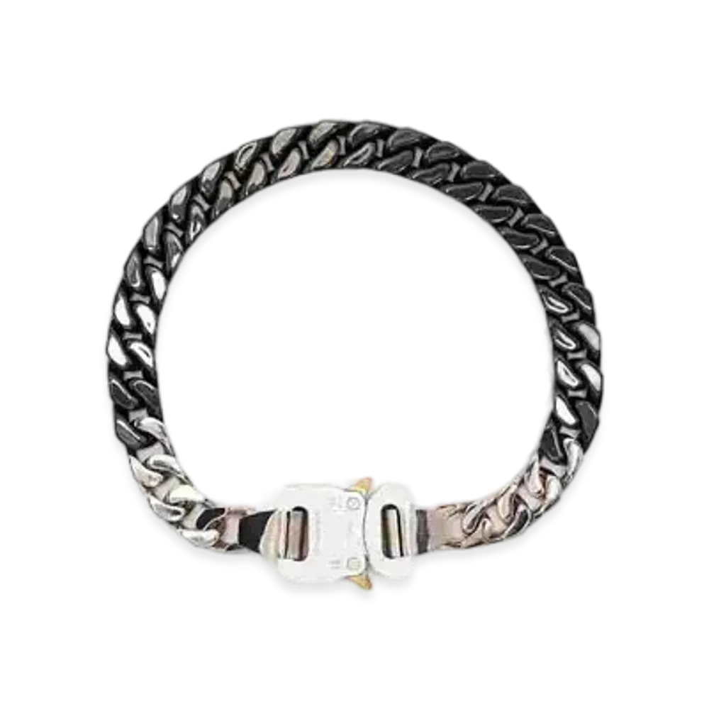 1017 ALYX 9SM Curb-Chain Chocker Necklace "Silver "