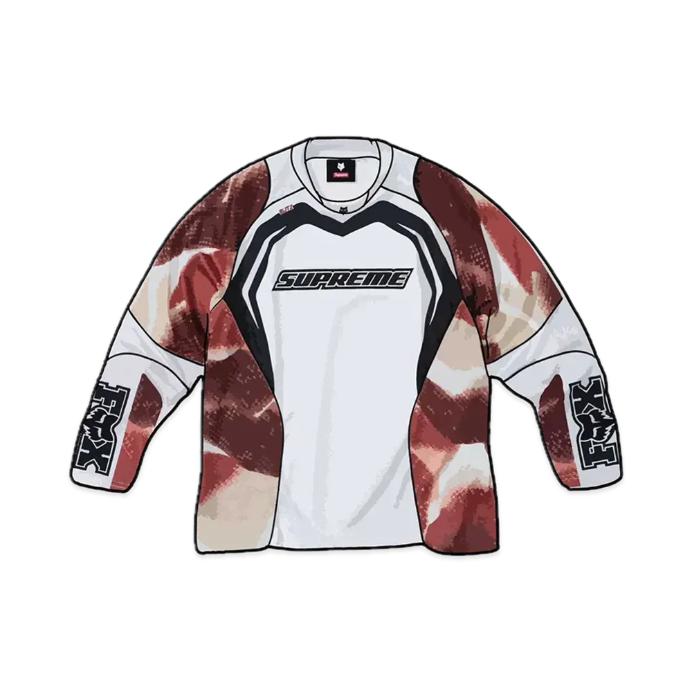 Supreme x Fox Racing Jersey "White"
