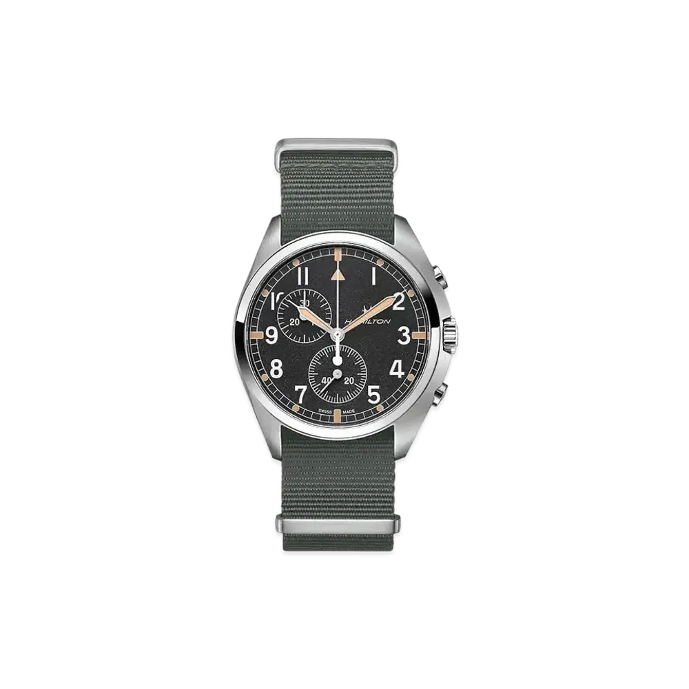 Hamilton Khaki Aviation Pilot Pioneer Chrono Quartz