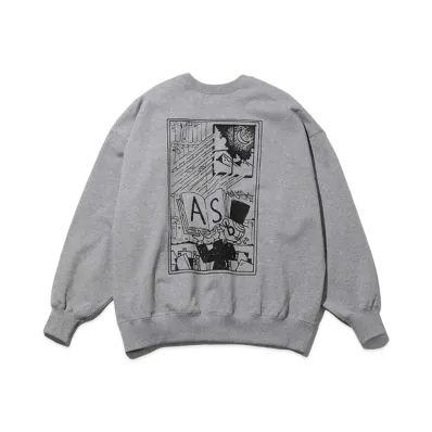 FreshService x Actual Source Light Oz Crew Neck SweatComic "H.Gray"