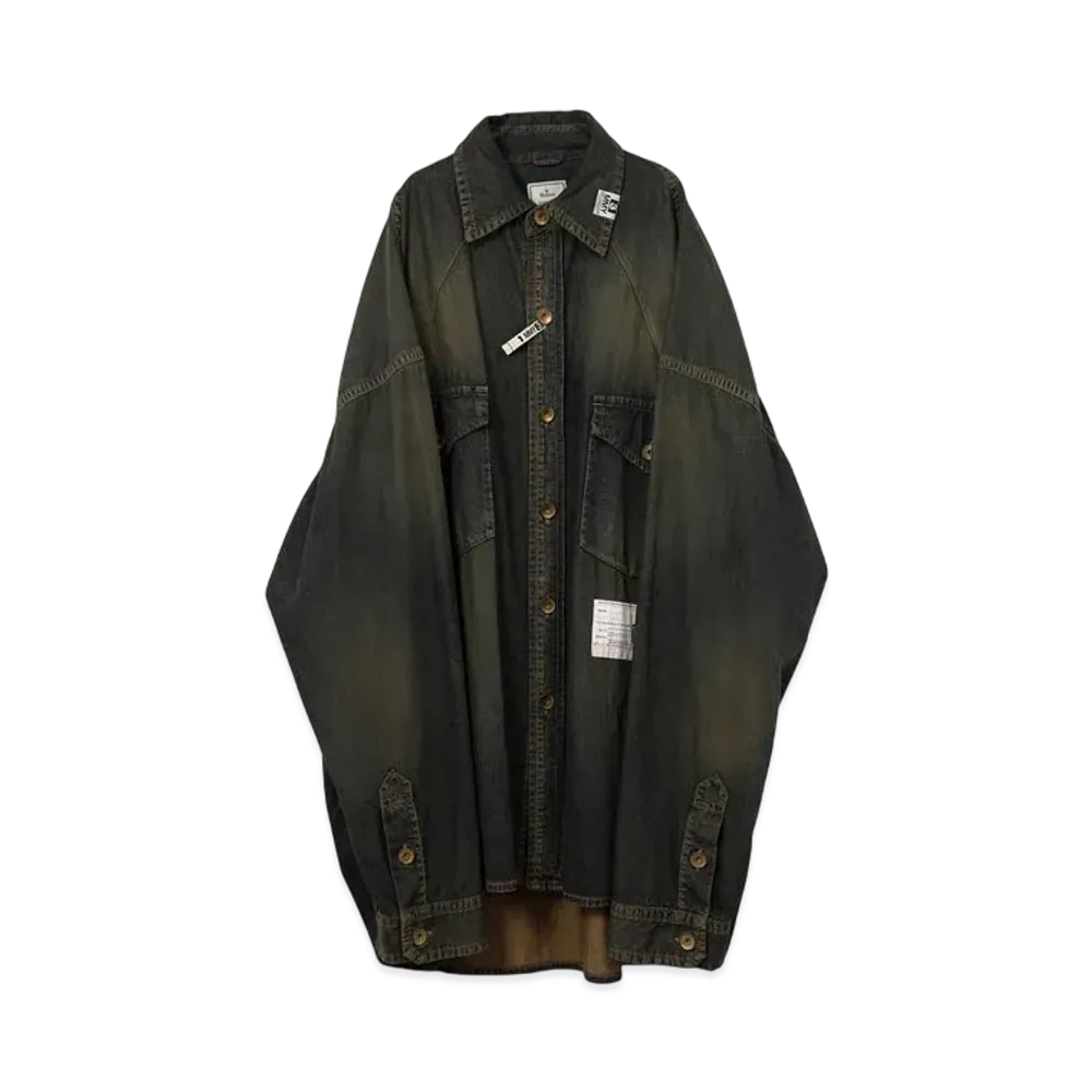 Maison MIHARA YASUHIRO Huge Western Denim Shirt "Indigo"