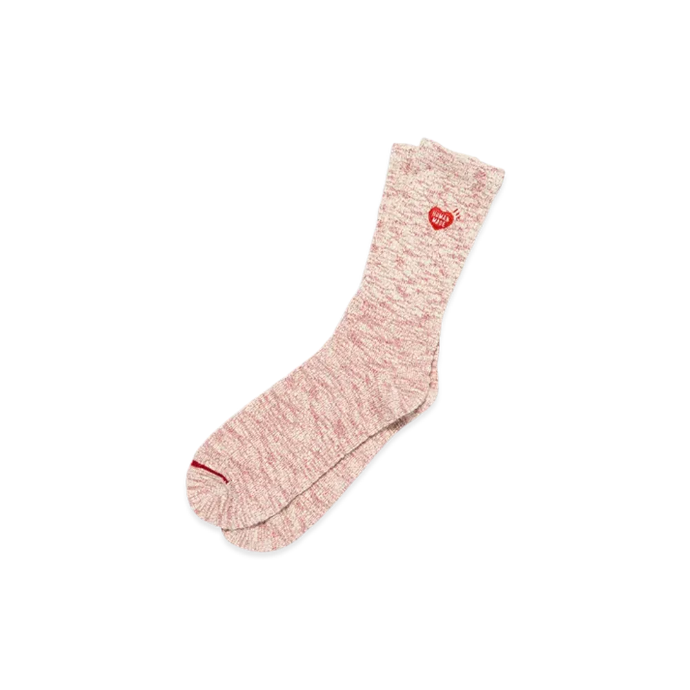 HUMAN MADE Slub Socks "Red"