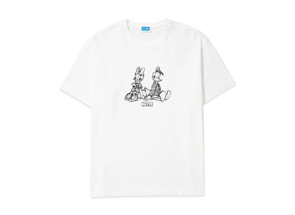 Kith x Disney For Donald Duck Sketch Vintage Tee "White"