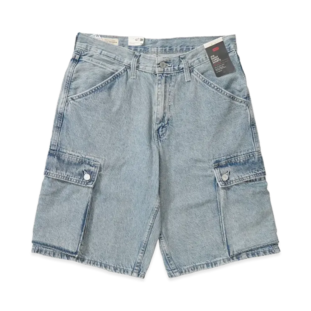 Levi's 478 BAGGY CARGO SHORTS "LIGHT INDIGO"