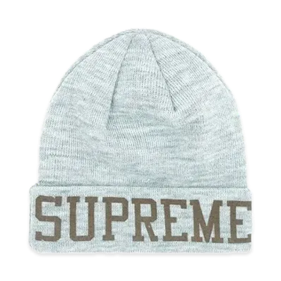 Supreme New Era Varsity Beanie "Heather Grey"